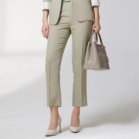 蓝地经典小脚西装裤BLWCT078K00