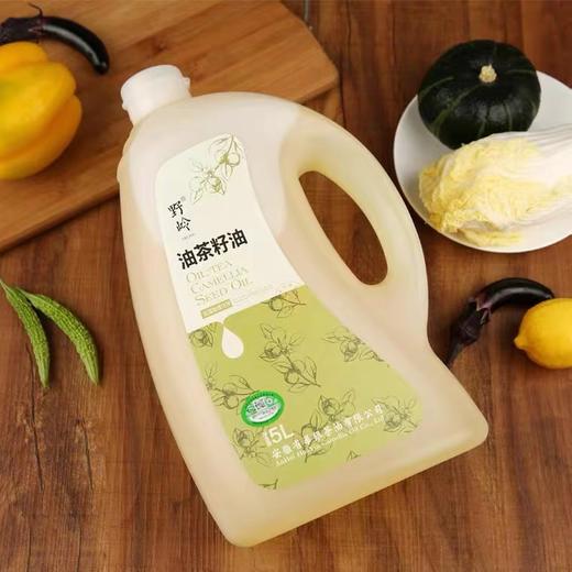 野岭有机山茶油冷榨油茶籽油5L 商品图1