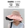 户外防晒帽子女夏日骑车遮阳防紫外线黑胶空顶大沿遮脸沙滩太阳帽 商品缩略图3