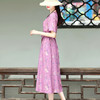 收腰显瘦，宽松棉麻妈妈装新款连衣裙HR-收腰显瘦HR-HXYS513 商品缩略图3