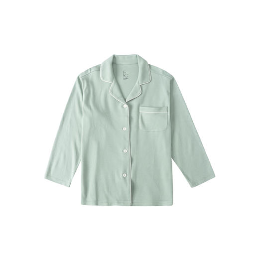 老米优品 / 可配情侣款《M*JI风无印天竺棉家居服套装》纯色家居服睡衣，长袖简约家居服，男款女款！ 商品图10