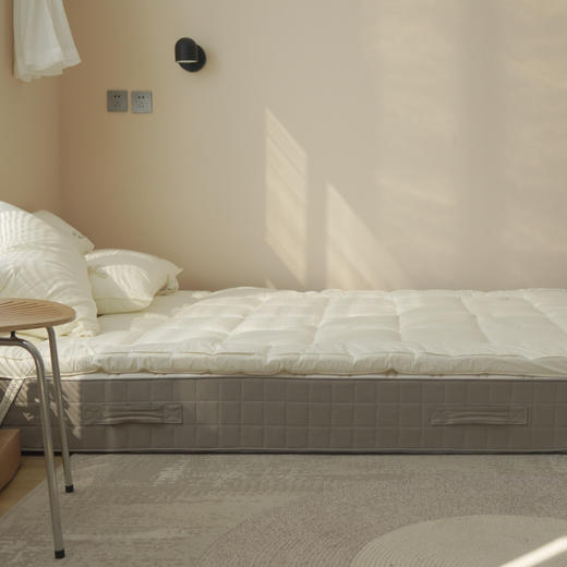 【立体床垫】原棉A类床垫纯色原棉无荧光床褥加厚保护垫烫画软床垫 商品图6