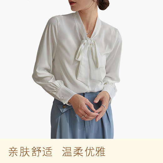Im Presionismo 蝴蝶结系带衬衫（预售） 商品图0