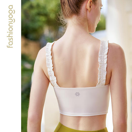 凡圣瑜伽波浪边肩带背心FY12204  商品图1