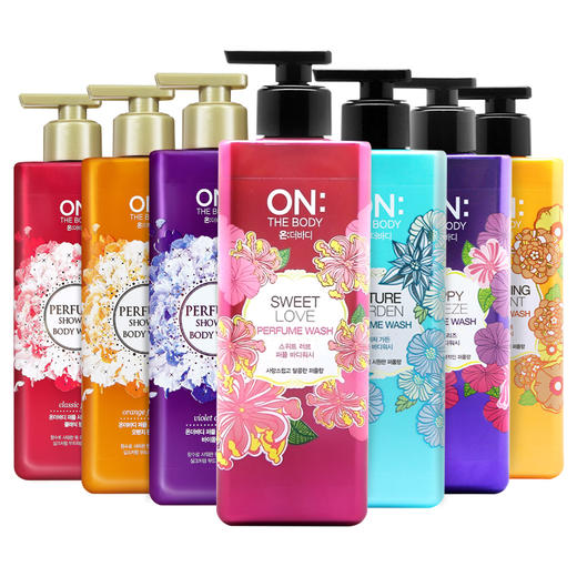 韩国LG ONTHEBODY安宝笛香水美肌沐浴露清洁滋润清爽留香型500g 商品图0