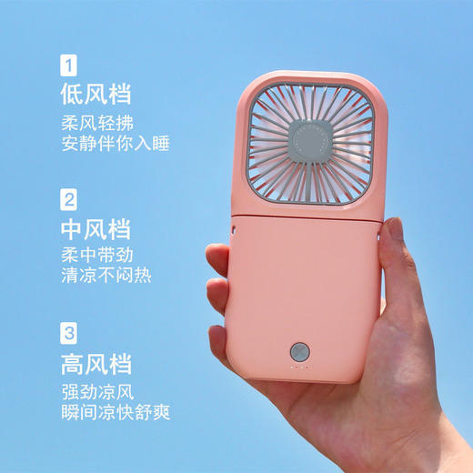 usb挂脖小风扇迷你充电小型学生超静音手持小电风扇制冷大风力 商品图3