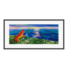 郭柯君《海》版画