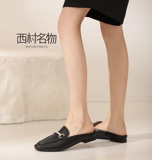 西村名物2022年春夏季新款穆勒拖乐福鞋T22AH10271 商品图1