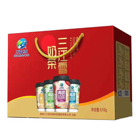青海风味青稞奶茶 三江雪杯装清真奶茶  豪华礼盒装（10杯/箱）