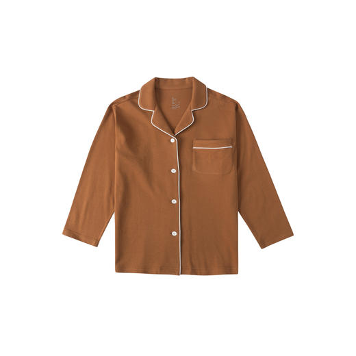 老米优品 / 可配情侣款《M*JI风无印天竺棉家居服套装》纯色家居服睡衣，长袖简约家居服，男款女款！ 商品图9