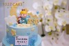 1027CAKE | 双层 蓝色系 翻糖小装饰  周岁蛋糕 小王子 商品缩略图1