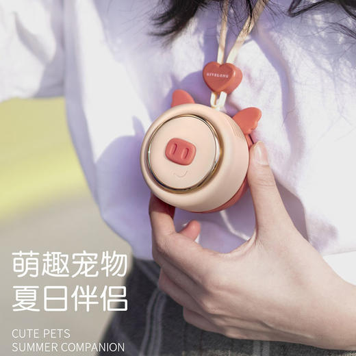 usb小风扇手持迷你挂脖充电静音学生宿舍大风力随身便携式电风扇1 商品图3