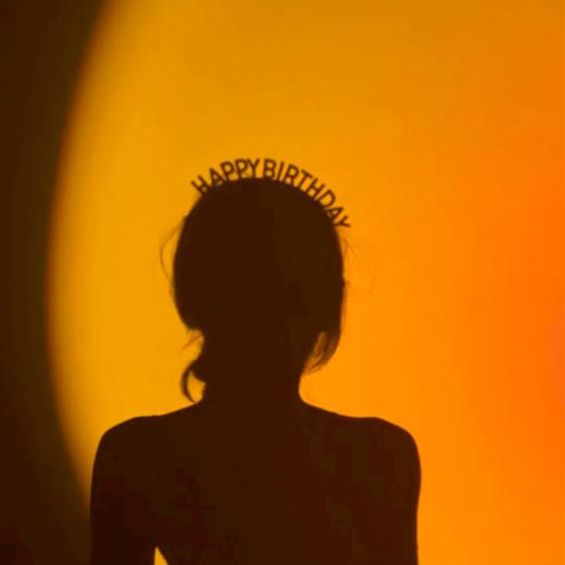 日落灯+英文生日发箍 商品图2