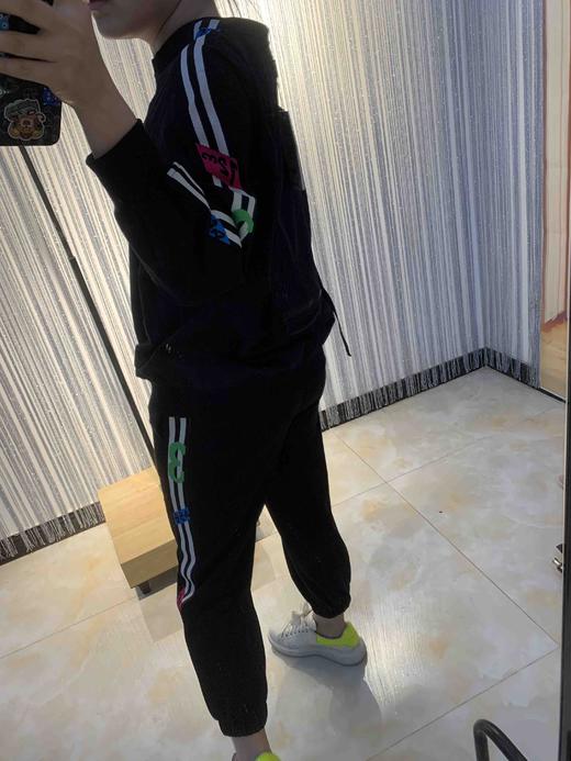 水淼2022春爆款 超显瘦时尚休闲运动松紧腰休闲裤3855 商品图11