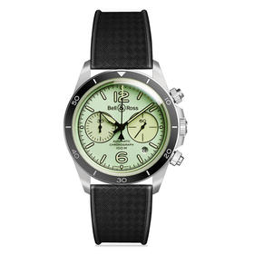 Bell & Ross 柏莱士双色夜光手表瑞士进口腕表全自动机械复古圆表 BRV294-LUM-ST/SRB