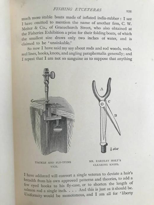 1893年 垂钓指南（全2卷） 数百幅版画插图 漆布精装32开 商品图14