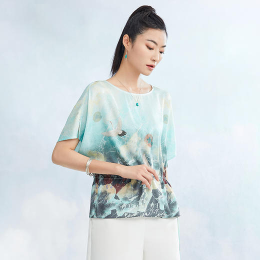 TANGY Collection/天意精品2022年春夏新品简约女士上衣 商品图1