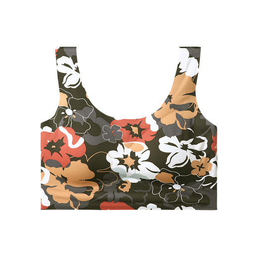 芬狄诗印花光面内衣女一片式背心围舒适无痕收副乳文胸FB00345 商品图4