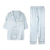 芬狄诗春夏猫印花冰丝睡衣女舒适家居服套装FL00182 商品缩略图3