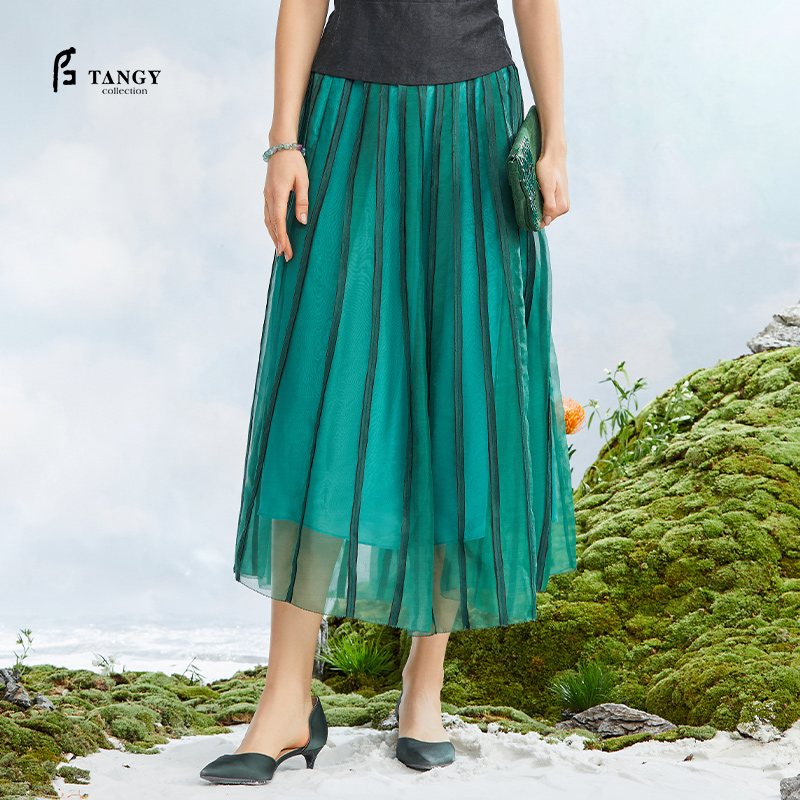 TANGY Collection莨绸半裙