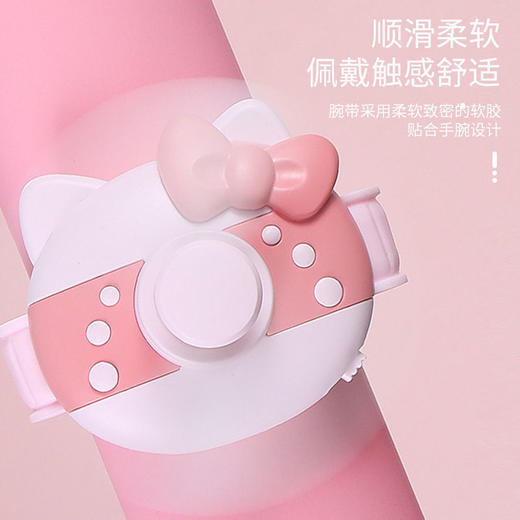 抖音同款充电便携式卡通手表小风扇随身USB风扇2022夏季新款 商品图3