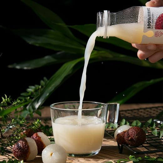 【冷冻品发出不退改件】零度果坊NFC鲜榨荔枝汁300ml*5瓶装荔枝雪梨混合饮料富含维C包邮 商品图2