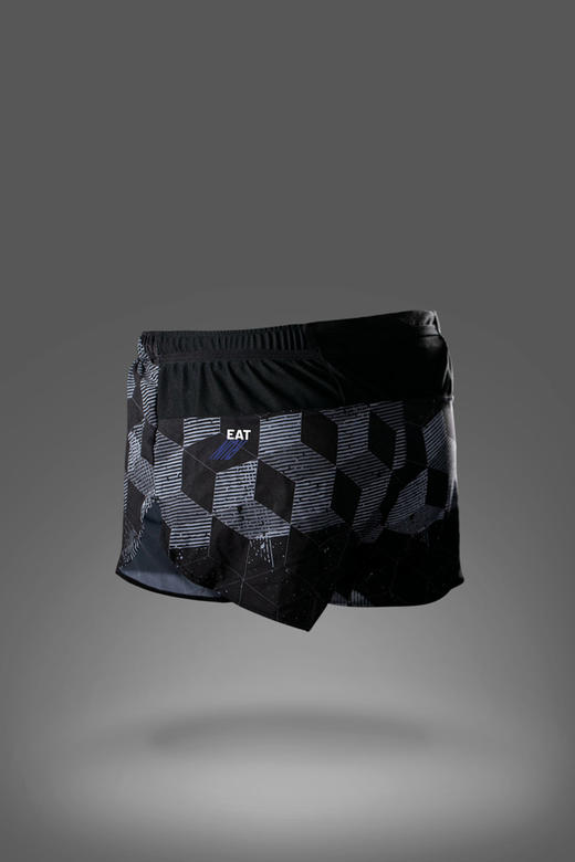 严素跑步运动短裤,混吃等跑,男/女款,带内衬,轻量,速干,透气,附袋 严素态度 商品图0