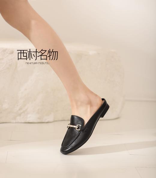 西村名物2022年春夏季新款穆勒拖乐福鞋T22AH10271 商品图2