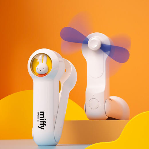 手持小风扇便携式太空舱迷你小型超静音usb可折叠挂脖 商品图1