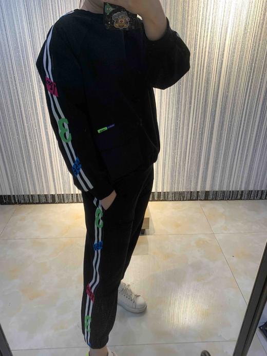 水淼2022春爆款 超显瘦时尚休闲运动松紧腰休闲裤3855 商品图10