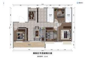 璀璨天城152㎡