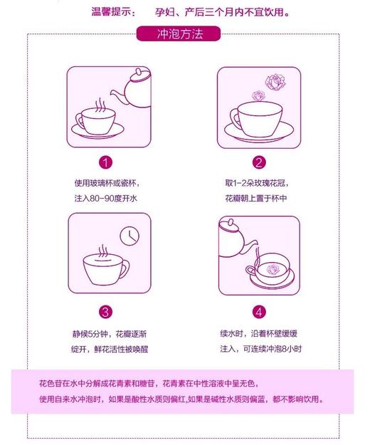 美容养颜，国标GB开头玫瑰花茶 22MM075 商品图7