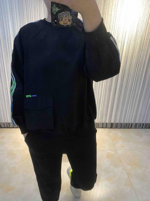 水淼2022春爆款 超显瘦时尚休闲运动松紧腰休闲裤3855 商品图6