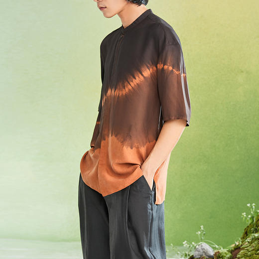 TANGY Collection/天意精品2022年春夏新品简约宽松男士衬衣上衣 商品图2