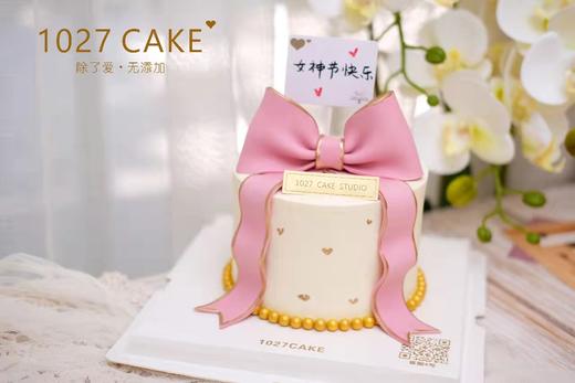 1027CAKE | 少女心 蝴蝶结 粉嫩色系 为你的少女心加冕 翻糖 商品图5