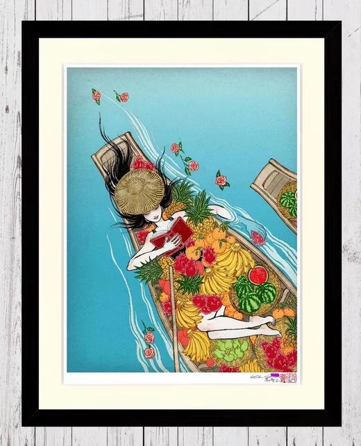 浮世绘-《水果女孩》清水欲子 商品图0