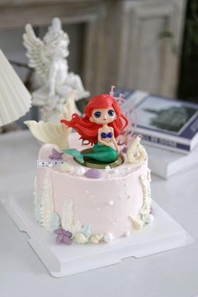 生日蛋糕.小美人鱼款