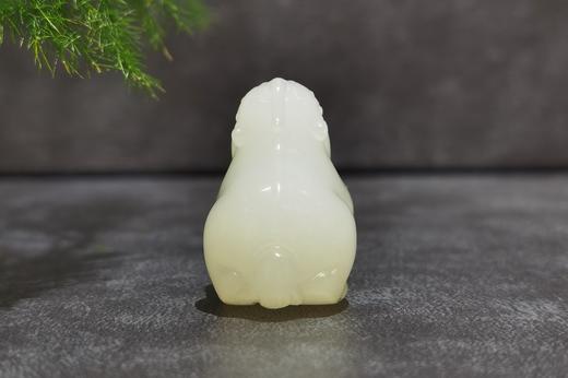 【御珠宫坊】羊脂白玉吞金兽挂件 商品图2