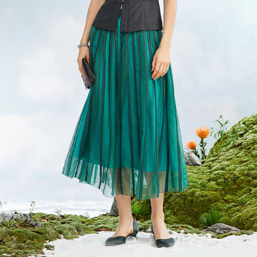 TANGY Collection莨绸半裙 商品图1