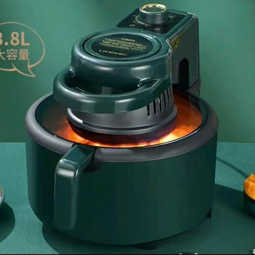 【259元/个】利仁G60空气炸锅3.8L（1113237） 商品图0