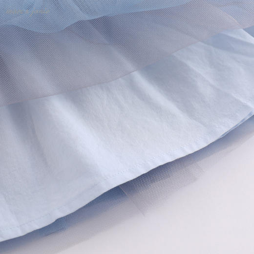 马克珍妮夏装新款 女童轻盈网纱短裙半身裙 儿童裙子220563 商品图4