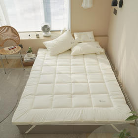 【立体床垫】原棉A类床垫纯色原棉无荧光床褥加厚保护垫烫画软床垫