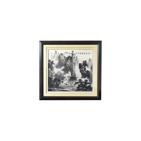 艶 湘绣 手绘工笔手工刺绣客厅餐厅玄关新中式挂画 送礼佳品