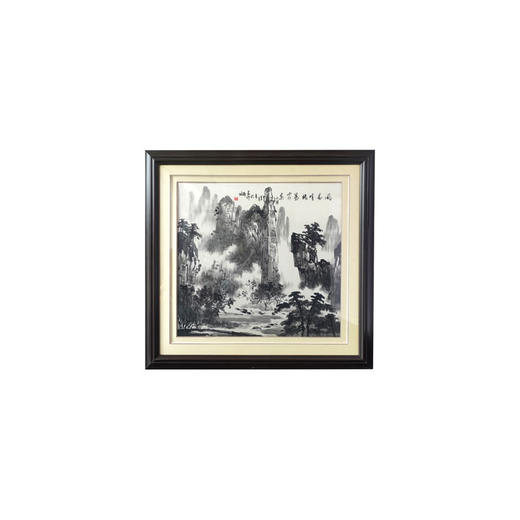 艶 湘绣 手绘工笔手工刺绣客厅餐厅玄关新中式挂画 送礼佳品 商品图0