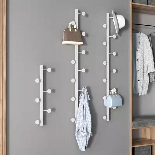 北欧轻奢衣帽架壁挂创意进门墙上装饰玄关挂衣钩竖排衣帽间挂衣架 商品图9