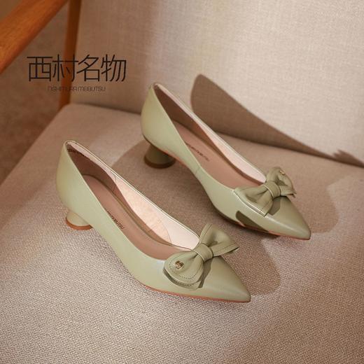 西村名物2022春季中跟单鞋T22AE17541 商品图4