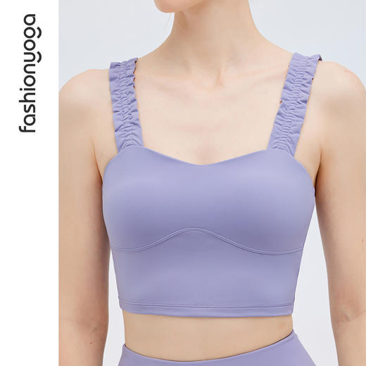 凡圣瑜伽波浪边肩带背心FY12204  商品图3