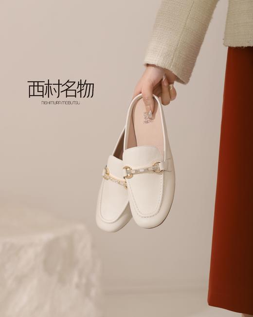 西村名物2022年春夏季新款穆勒拖乐福鞋T22AH10271 商品图3