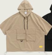 Skic/1061 IN工装连帽风衣短袖T恤 商品图0