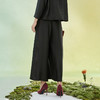 TANGY Collection/天意精品2022年春夏新品撞色线条莨绸直筒休闲裤 商品缩略图2